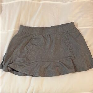 Gray Tennis Skirt